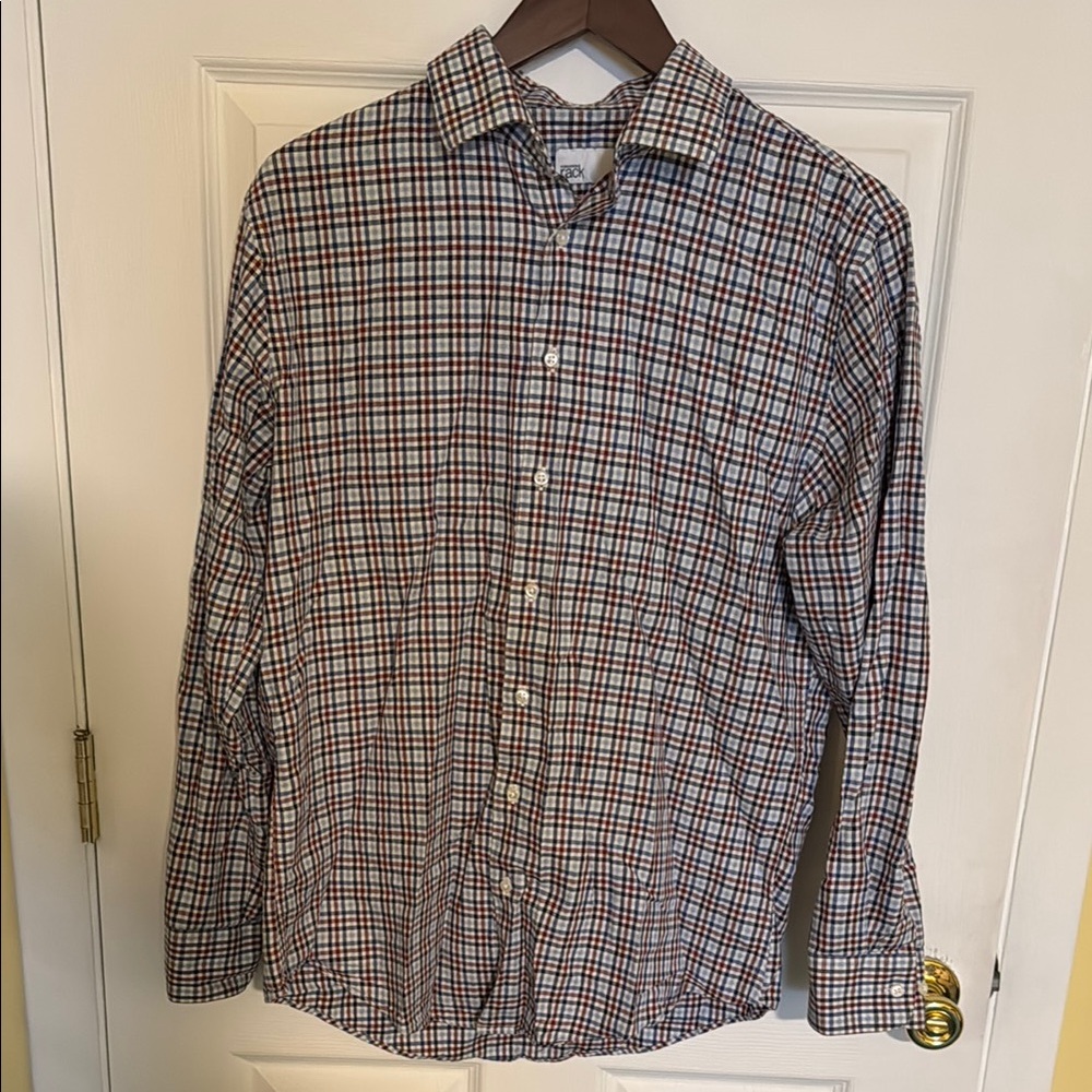 Men's Plaid Button-Down Shirt